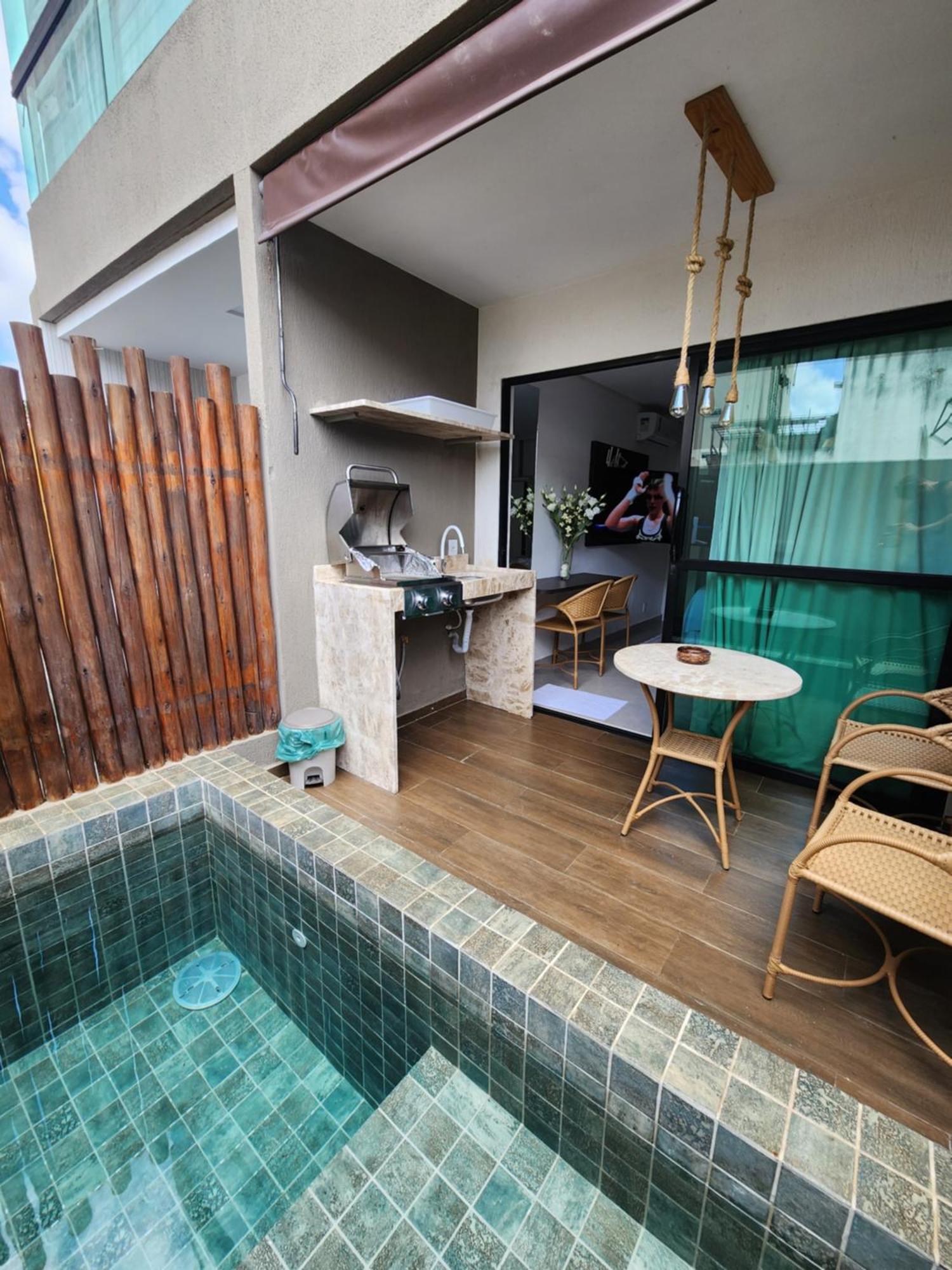 Flat Zero7 Villa Del Porto Com Piscina Privativa - Pôrto das Galinhas エクステリア 写真